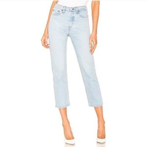 Levi's Wedgie Fit High Rise Straight Jeans